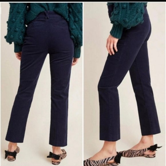 Anthropologie Pants - Anthropologie Corduroy Straight Leg Pants High Rise Navy Blue
Jeans Velvet